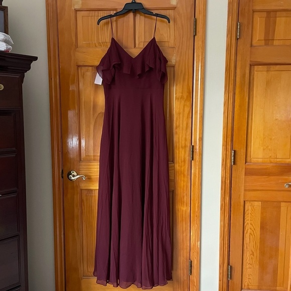 Jenny Yoo Dresses & Skirts - Jenny Yoo Anthropologie BHLDN Mila Cinnamon Rose Maxi Dress Sz 12 NWT